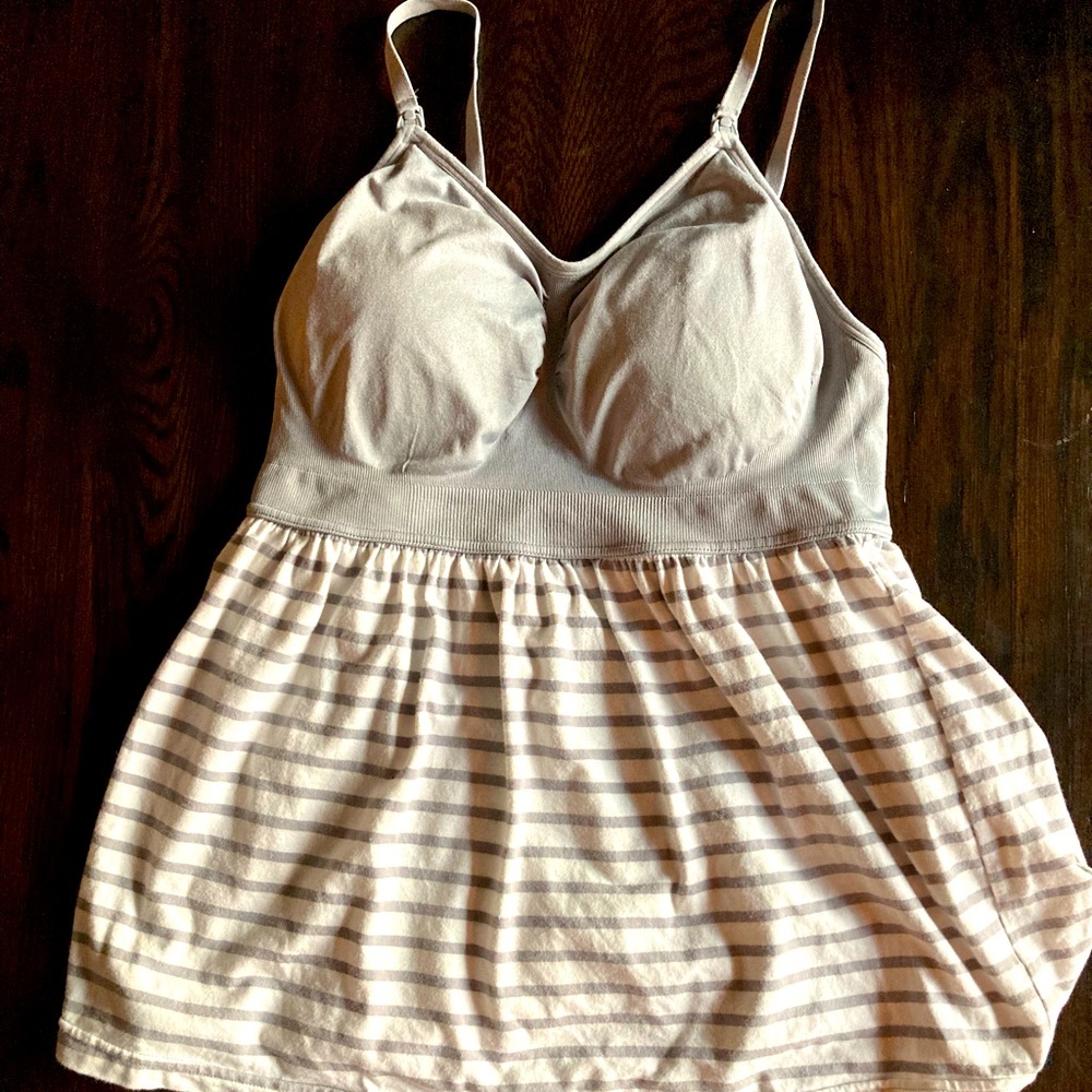 Motherhood maternity XL nursing breastfeeding maternity camisole